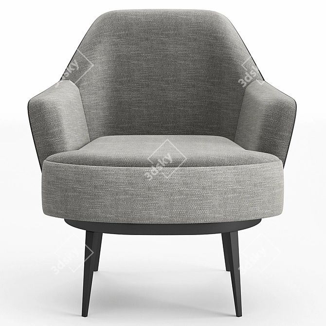 Elegant Mood Sofa Chair 3D model image 2