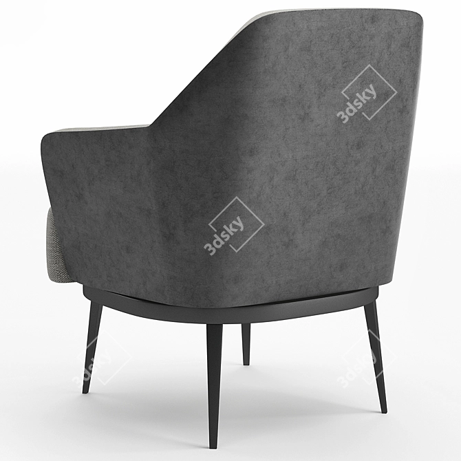 Elegant Mood Sofa Chair 3D model image 4