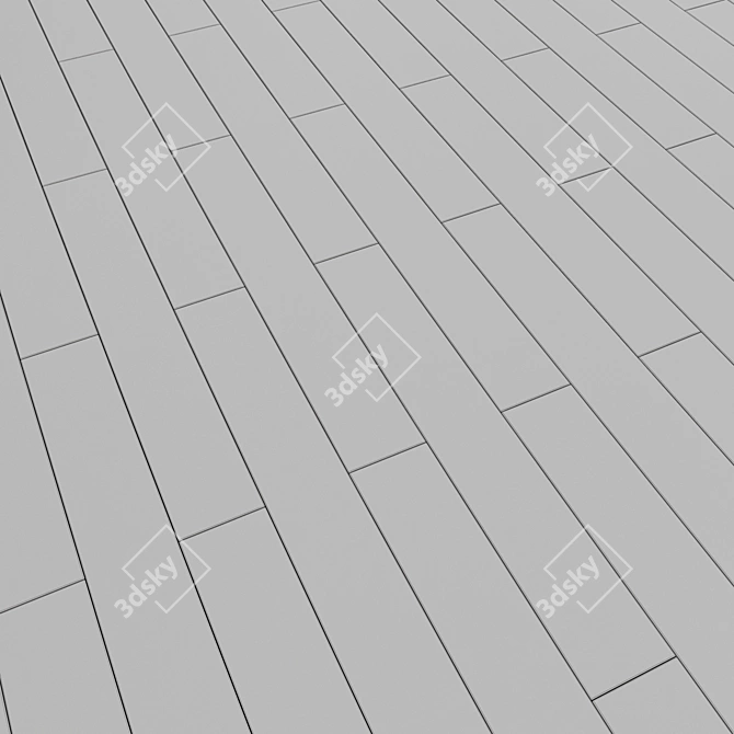 Linear No.17 Parquet Flooring 3D model image 2