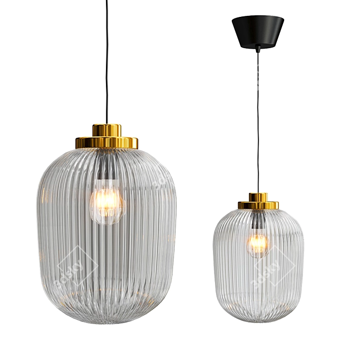 Solklint Pendant Lamp - Vintage Charm 3D model image 1