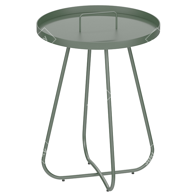 Round Coffee Table | 4 Colors 3D model image 2