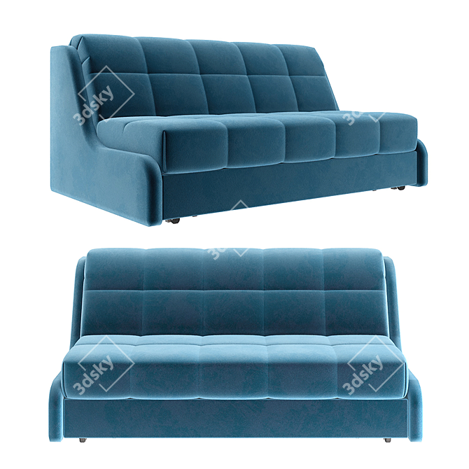 Askona Persey Nova Straight Sofa 3D model image 1