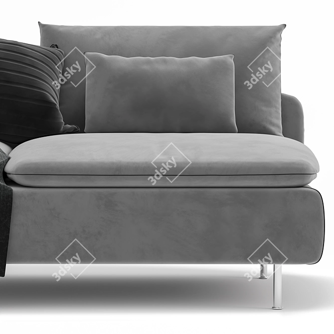 Modern Soderhamn 2-Seater Sofa 3D model image 4