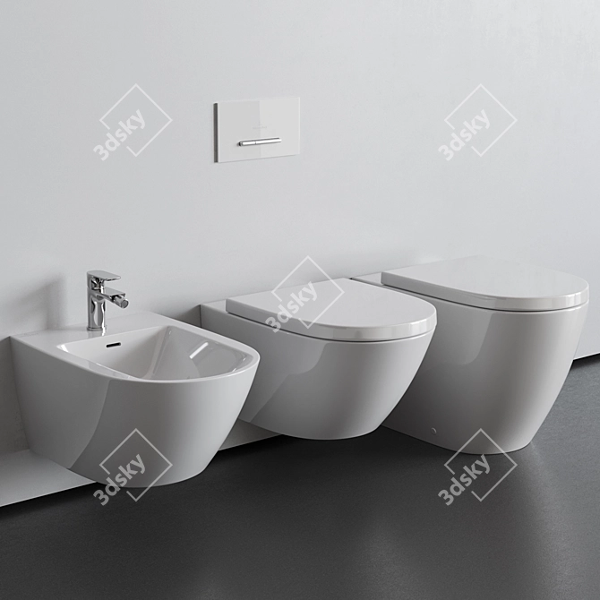 Title: Minimalist Villeroy & Boch Subway 3.0 Collection 3D model image 1