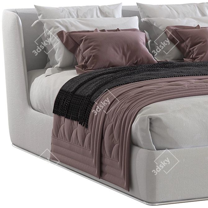 Modern Frames Beds for Perfect Comfort 3D model image 2