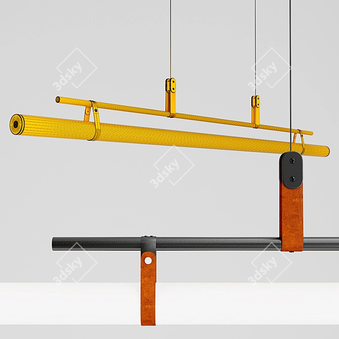 Sleek Modern Design: HARALD Pendant Lamp 3D model image 4