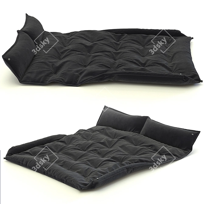 SUV Memory Foam Camp Mattress 3D model image 2