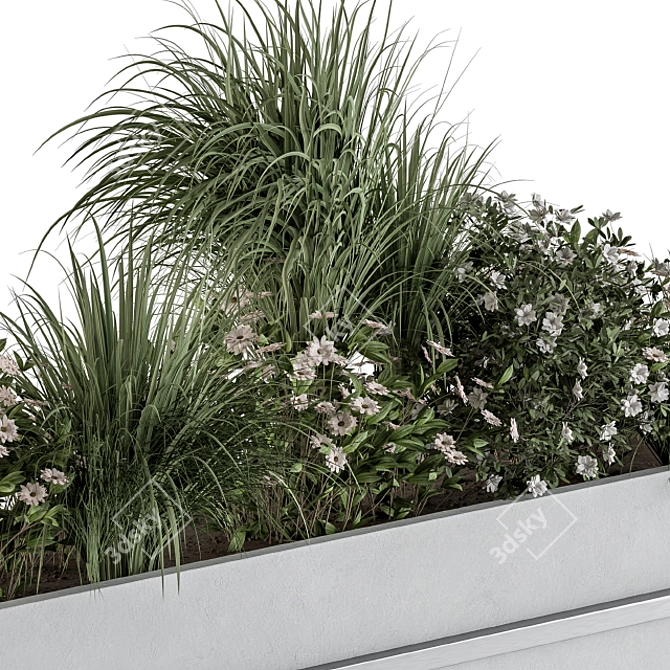 Botanical Bliss: Indoor Plant Set 3D model image 2