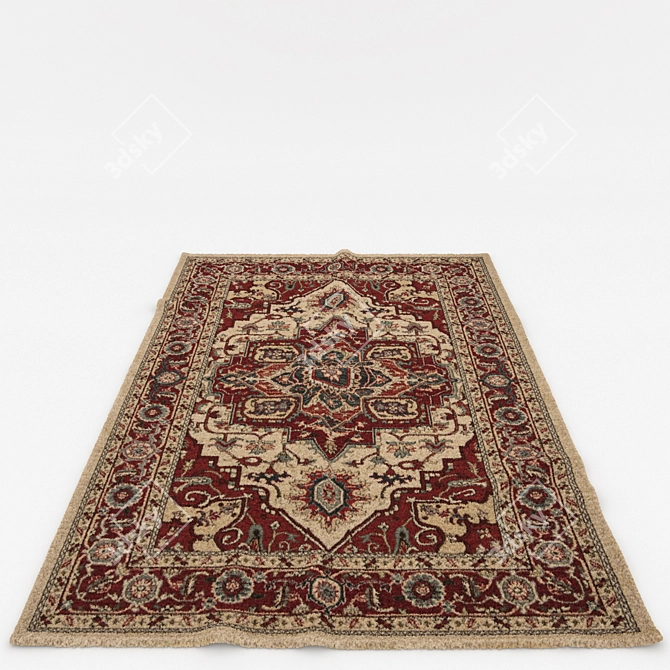 Versatile 3D Rug Set: V-Ray, Corona, and More 3D model image 6