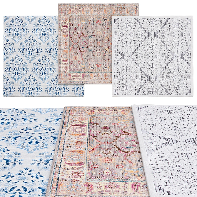 Square Rugs | Various Sizes 3D model image 1