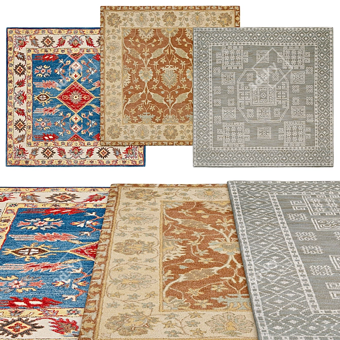Square Rugs | Variety of Sizes 3D model image 1
