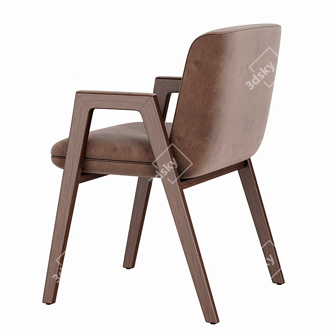 Modern Minotti Lance Chairs 3D model image 6