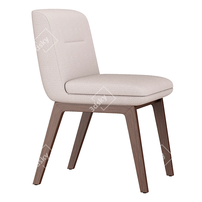 Modern Minotti Lance Chairs 3D model image 7