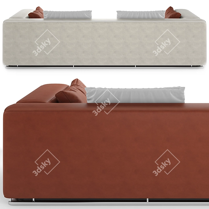 Mnoxet Design Sofa 006: High Quality Modeling & Texturing 3D model image 6