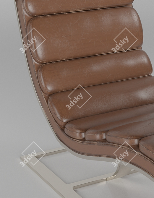 Modern Design Sun Lounger 3D model image 2