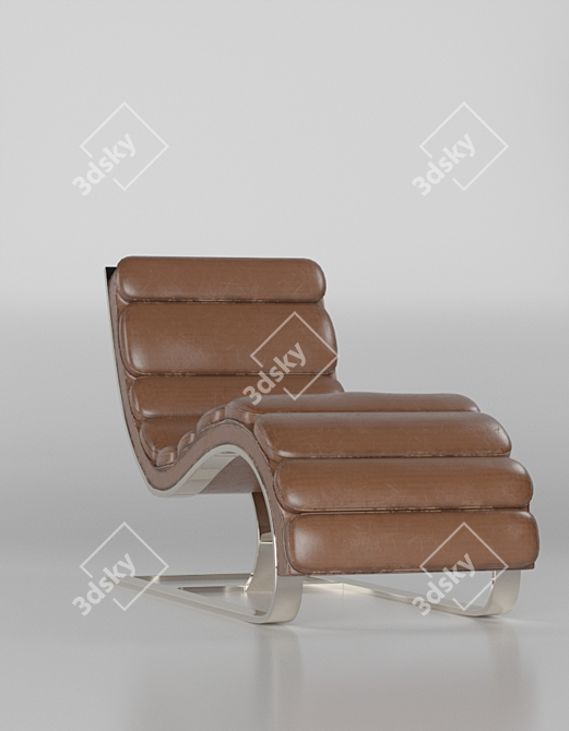 Modern Design Sun Lounger 3D model image 3