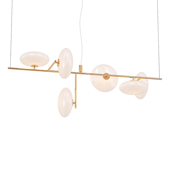 Modern Chic Pendant Lighting 3D model image 1