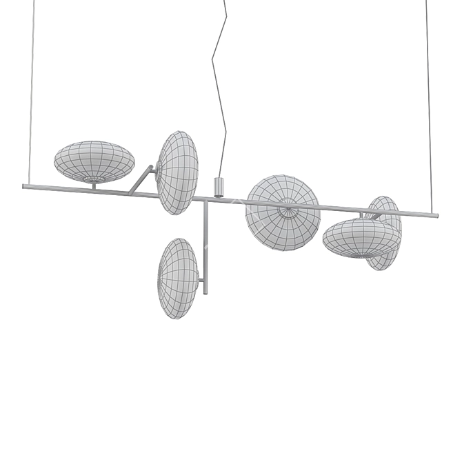 Modern Chic Pendant Lighting 3D model image 2