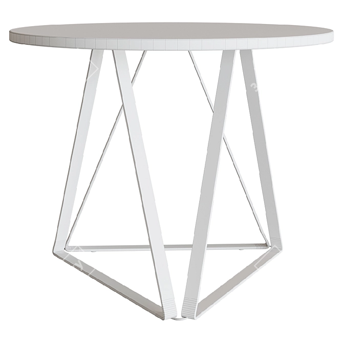 Vogo Dining Table: 100x100x76 cm 3D model image 2