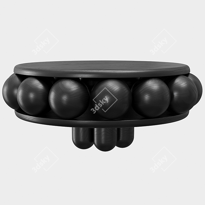 Designer Macaroon Coffee Table 3D model image 1