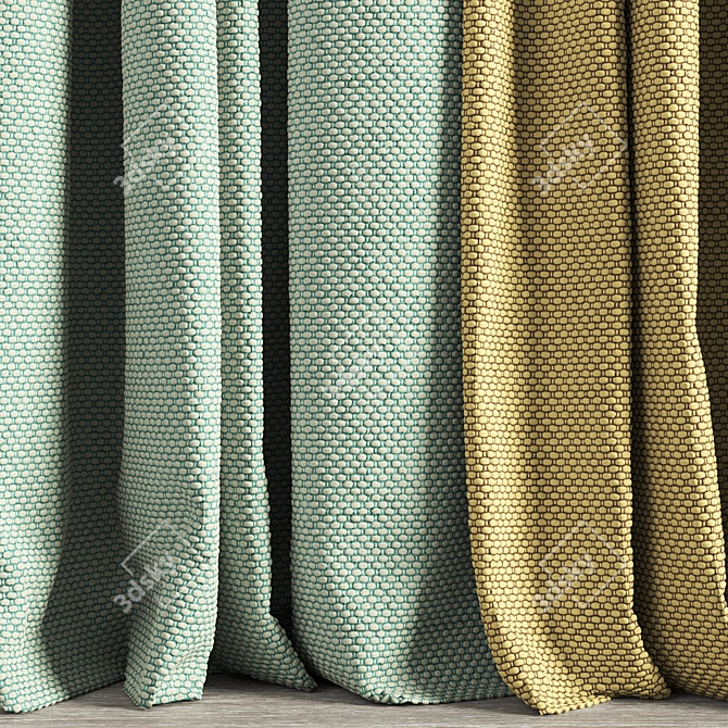 Maharam Merit Seamless Portiere Fabric 3D model image 2