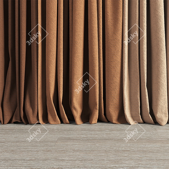 Maharam Merit Seamless Portiere Fabric 3D model image 3