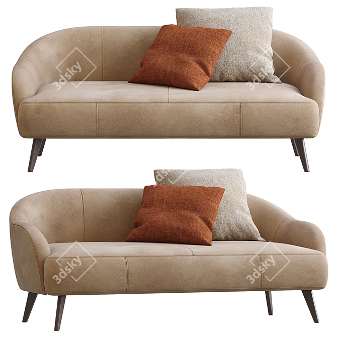 Stylish Paloma Sofa by LaForma 3D model image 4