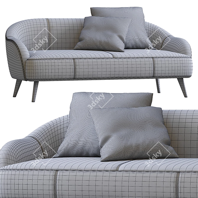 Stylish Paloma Sofa by LaForma 3D model image 6