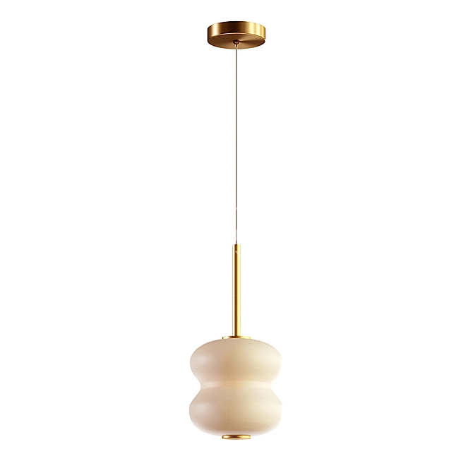 Elegant ALDA Pendant Lamp 3D model image 2