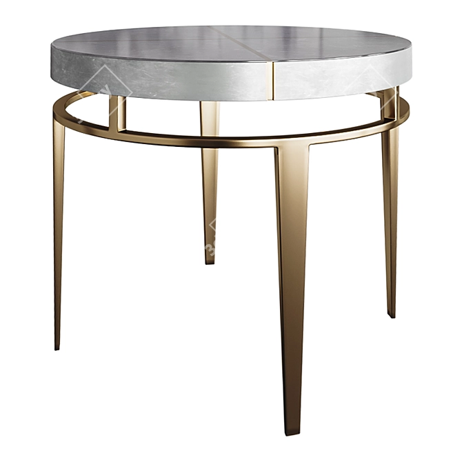 Futuro Silver Coffee Table 3D model image 1