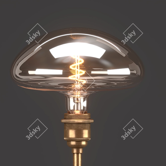 Vintage Ceramic Table Lamp | Edison Style 3D model image 4