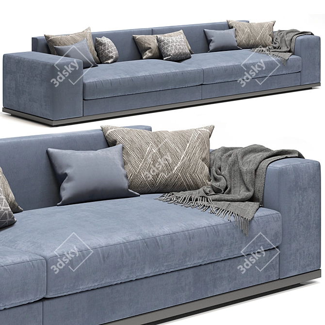 Verzelloni Holden 2 Seater Sofa 3D model image 1