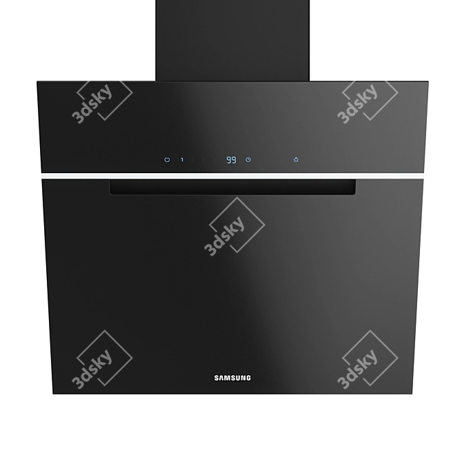 Samsung NK24M7070VB: Stylish Ventilation Solution 3D model image 1