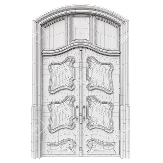 Classic Max 3D Door: 1800mm H-3350mm 3D model image 5