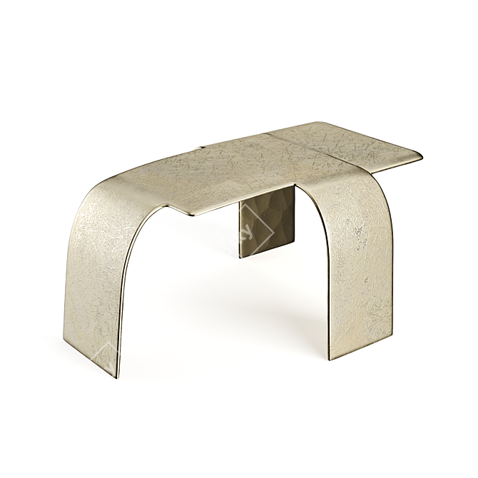 Elegant Brass Coffee Table by Vincenzo De Cotiis 3D model image 3
