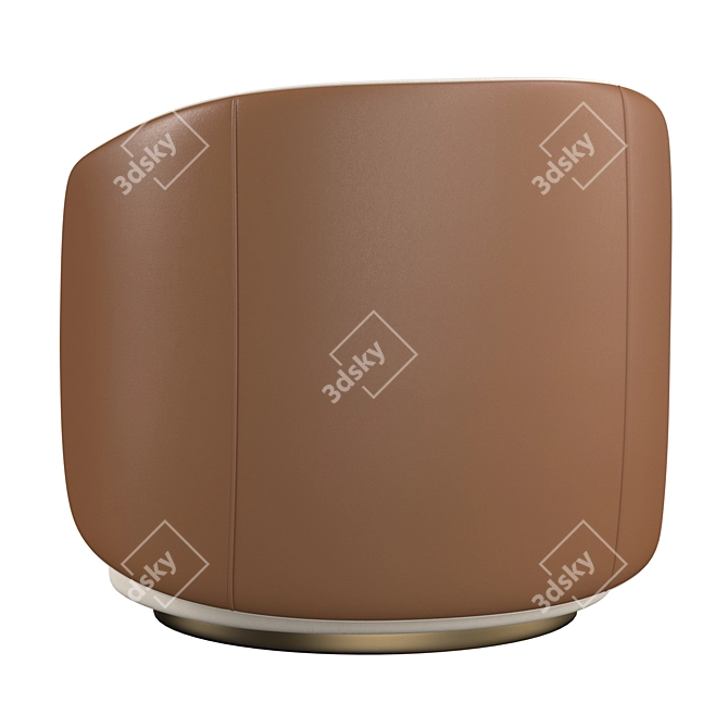 Luxurious Fendi Casa Anabelle Armchair 3D model image 4