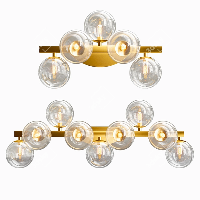 Elegant Maytoni Dallas Wall Sconce 3D model image 1