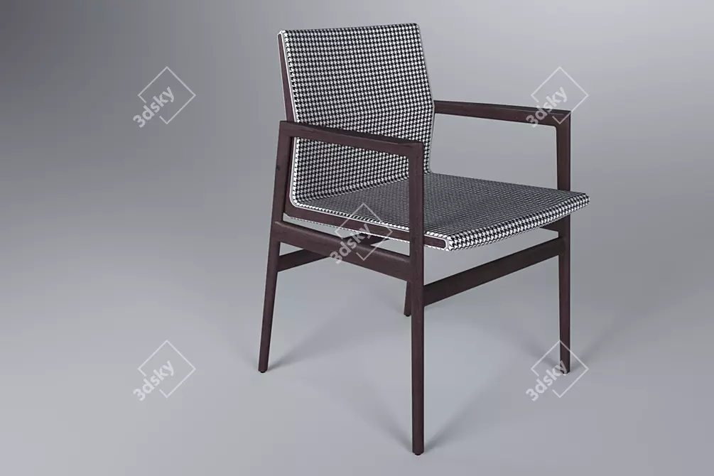 Elegant Ipanema Chair: Poliform 3D model image 1