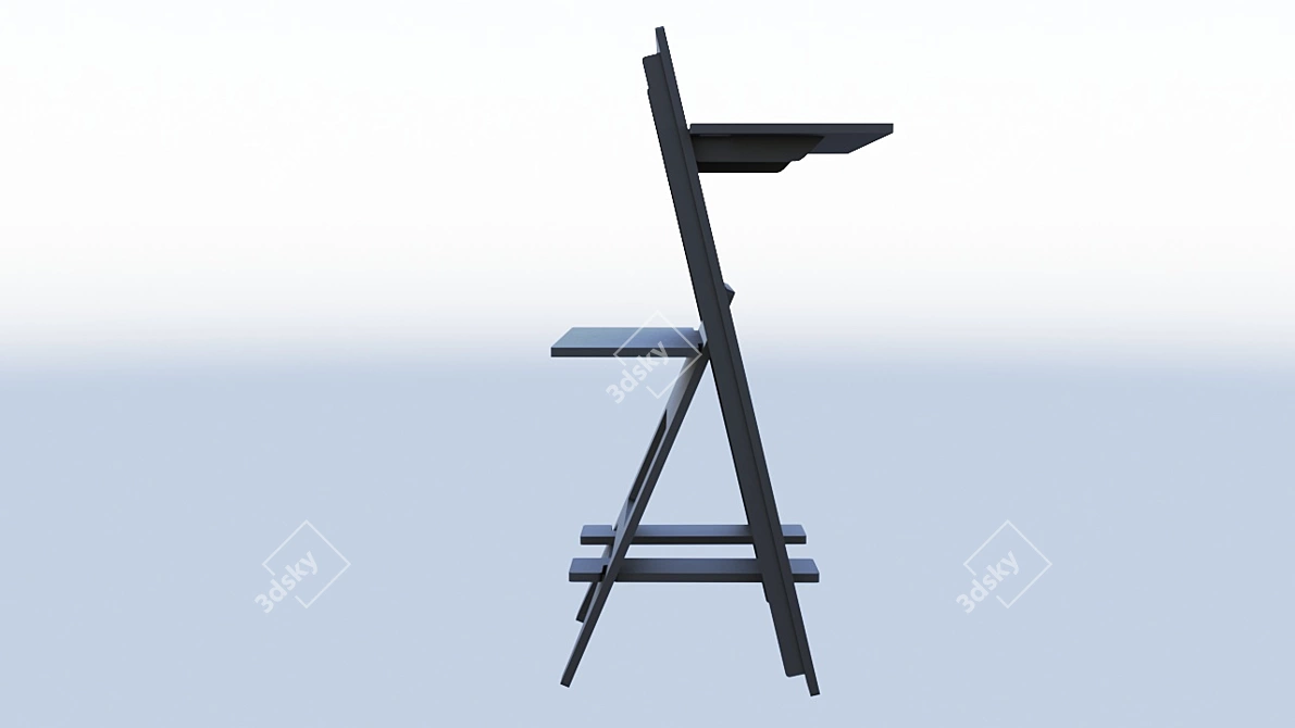 Height-Adjustable Modular Table 3D model image 3