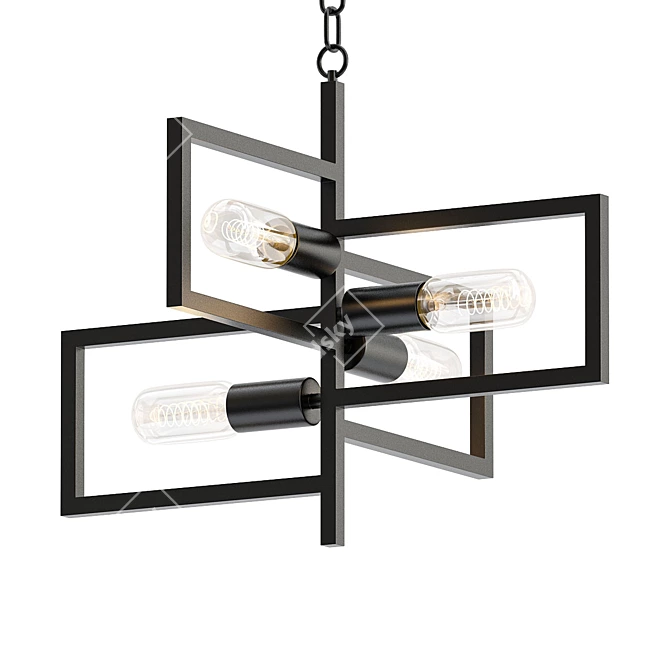 Elegant Pendant Light: Vitaluce 3D model image 1