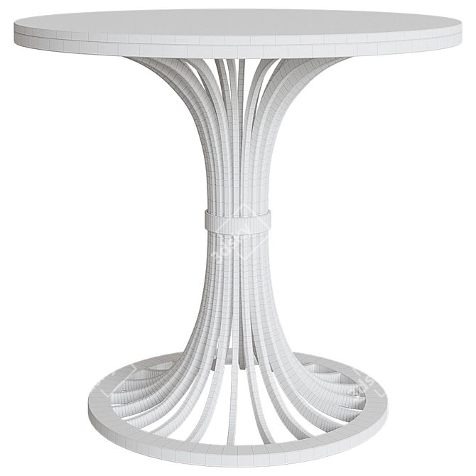 Vella Marble Top Table 3D model image 2