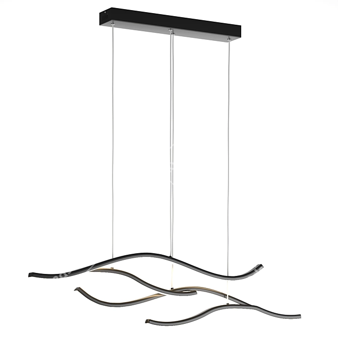 Modern Hanging Lamp | Height 1200, Width 1000 3D model image 1