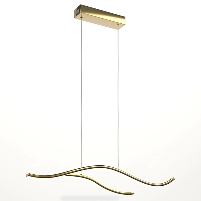 Modern Hanging Lamp | Height 1200, Width 1000 3D model image 3