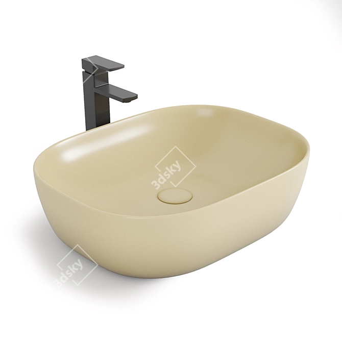 Ceramic Countertop Washbasin, Matt Beige BB1302-H316

Title Suggestions:
1. Beige Matte Ceramic Wash 3D model image 1