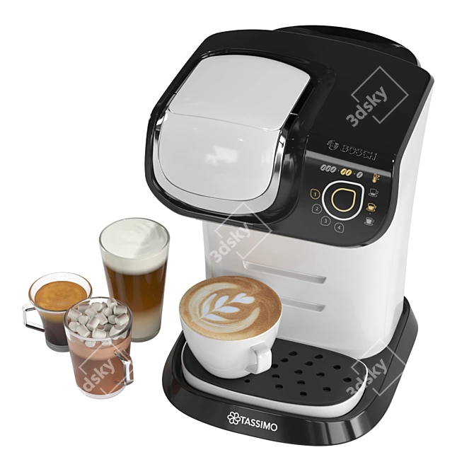 Bosch Tassimo: Ultimate Capsule Coffee Maker 3D model image 3