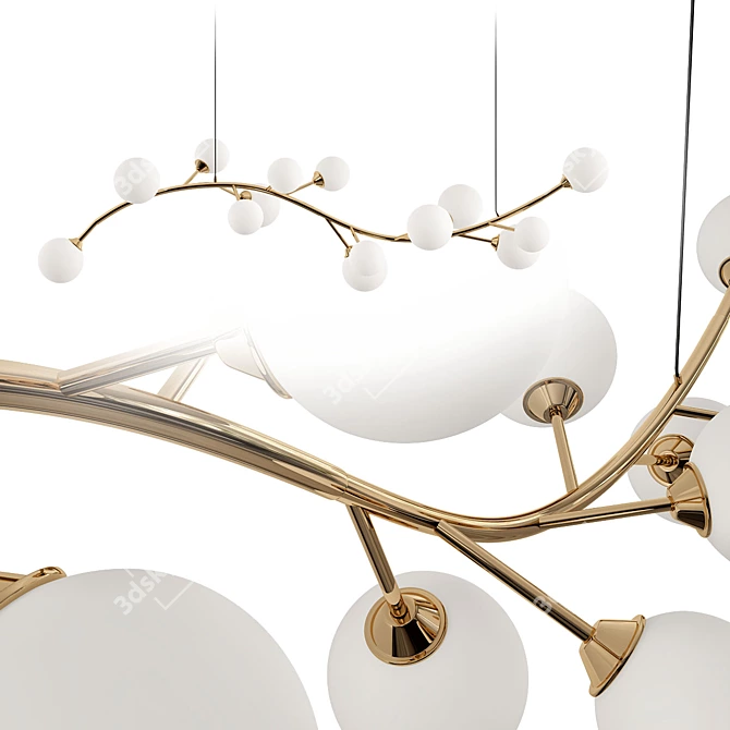 Elegant Dorotea Design Lamp 3D model image 2
