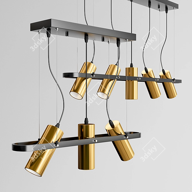 Elegance Pendant Light: Claire 3D model image 2