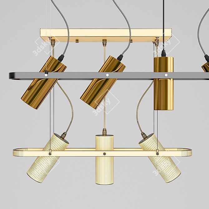 Elegance Pendant Light: Claire 3D model image 3