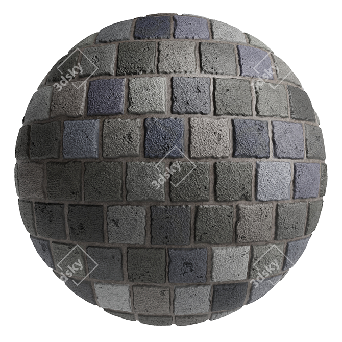 WildStone Decor Pack - High-Resolution Stone Wall Material 3D model image 3