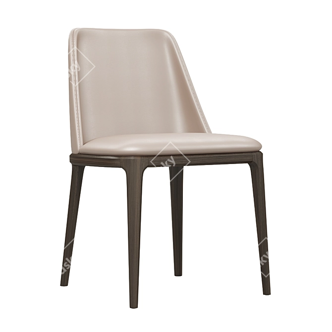 Elegant Grace Poliform Chair 3D model image 1